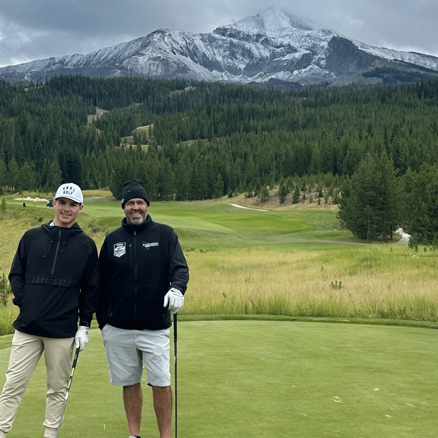 Broten golfing mountains montana