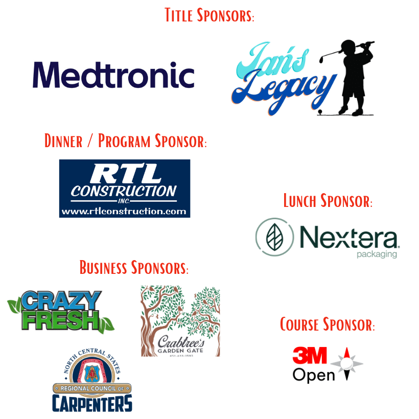 2025 Golf Sponsors