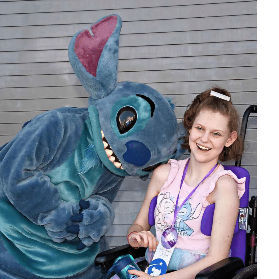 Lily with Stitch