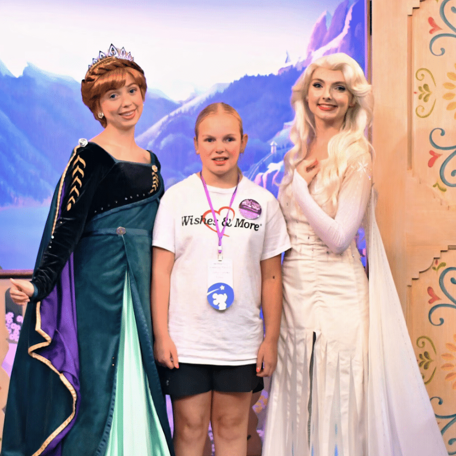 Emmerson with Anna & Elsa