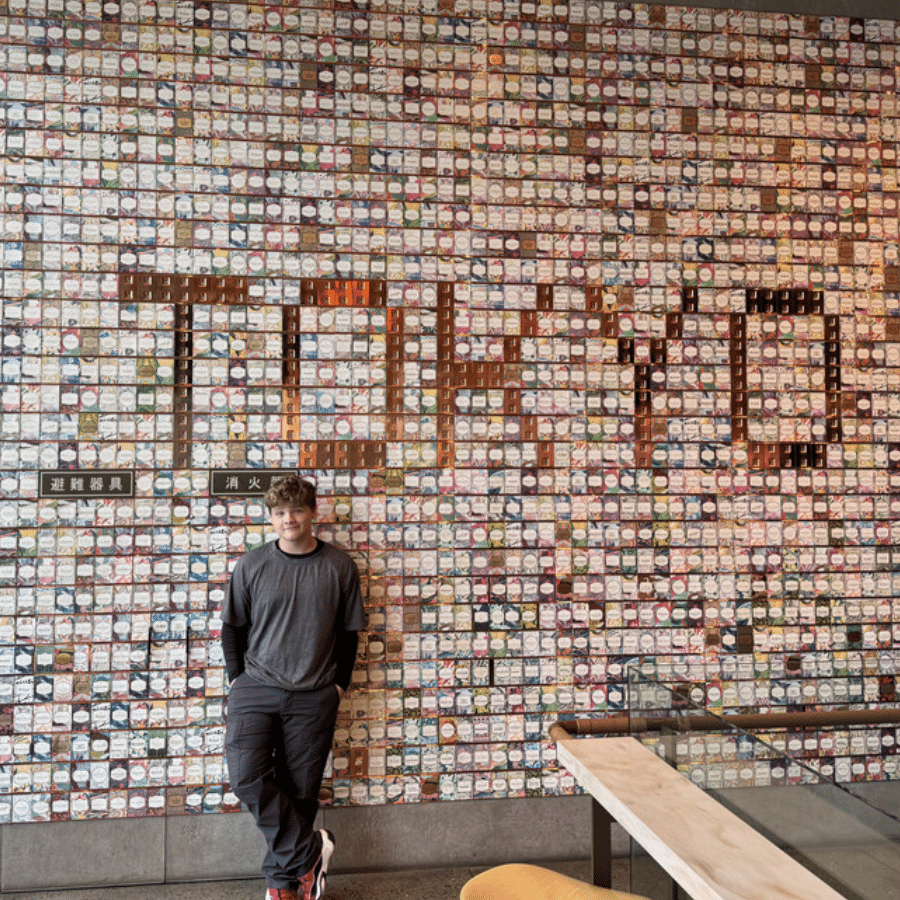 Kace on his wish trip to Tokyo