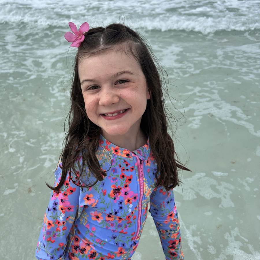Maggie at the beach