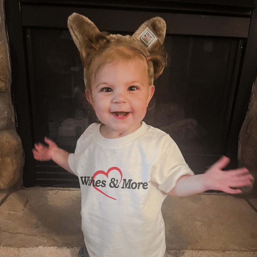 Sarah with her Great Wolf ears