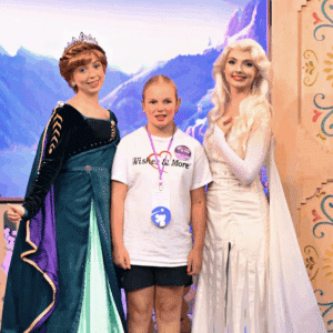 Emmerson with Anna & Elsa